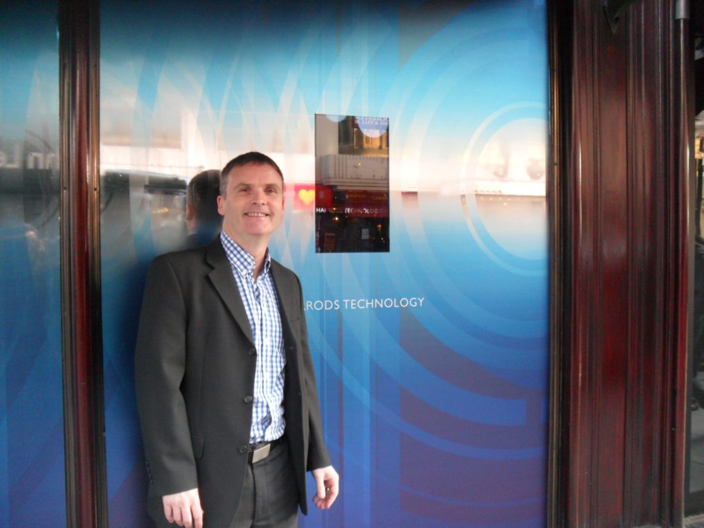 harrods transparent displays