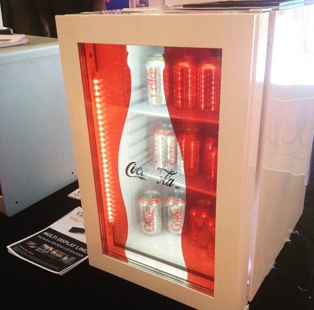 transparent fridge