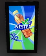 slimline wallmount display