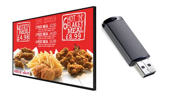 Plug and play digital menu boards