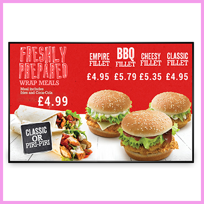 cds digital menu boards