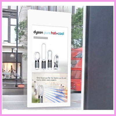 CDS hanging window displays