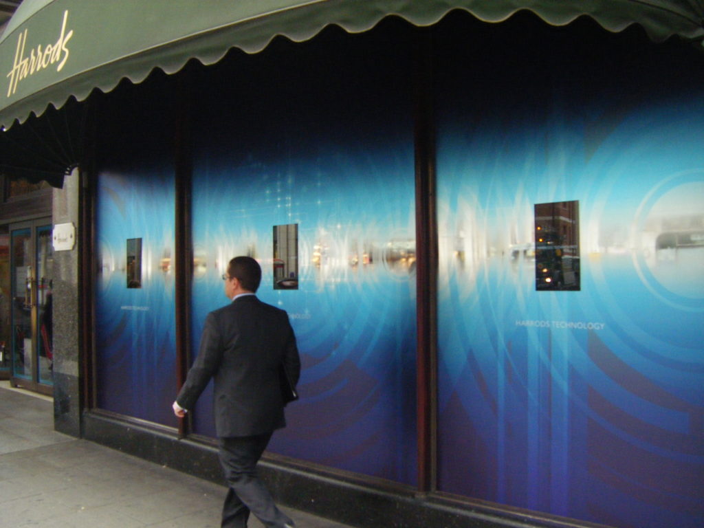 Harrods Transparent Window