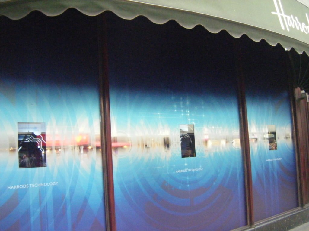 Harrods Transparent Window