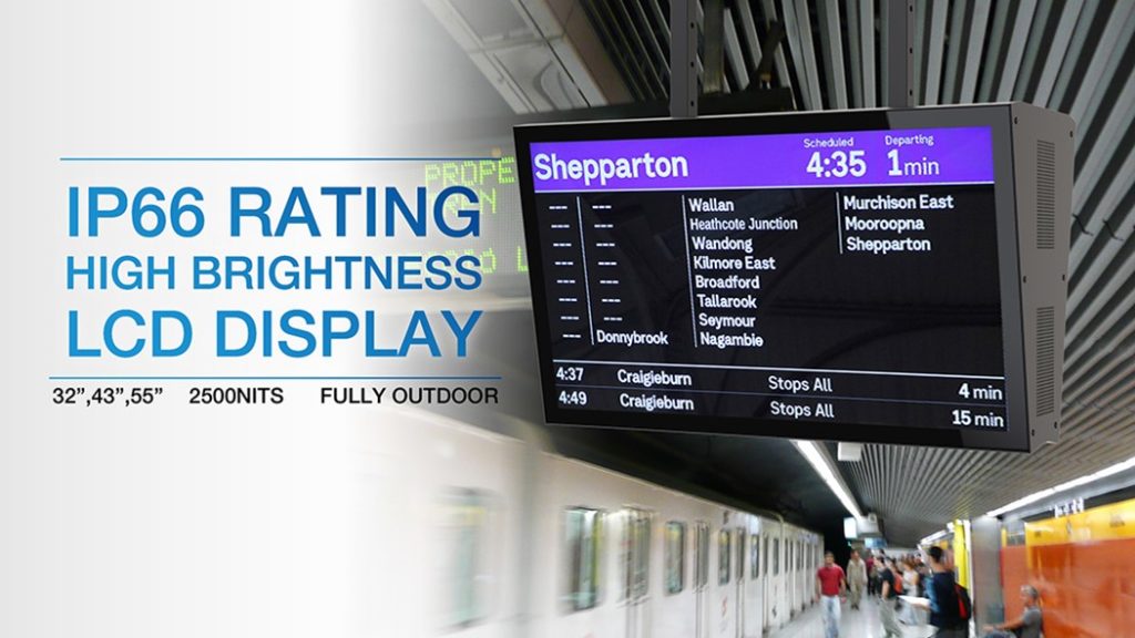 1 IP66 RATED HIGH BRIGHT DISPLAYS