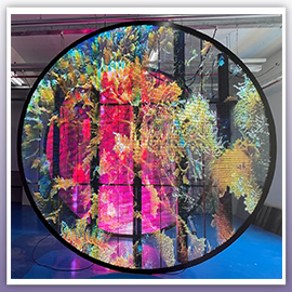 Transparent LED Circular Solution