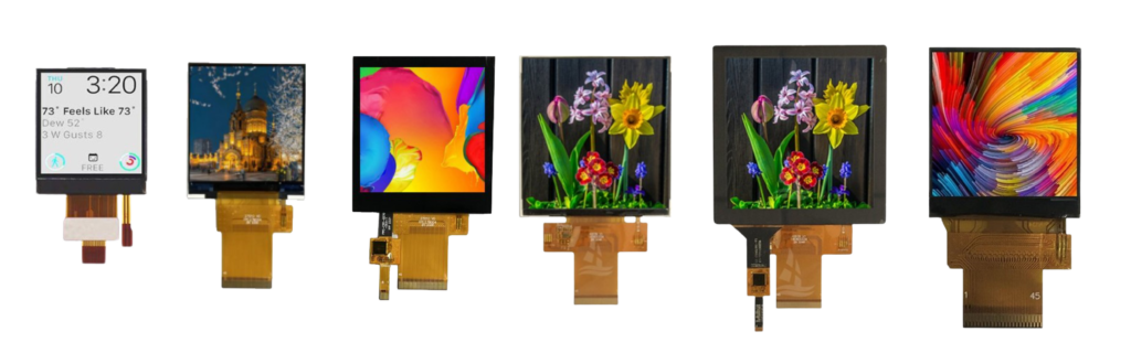 square tft displays