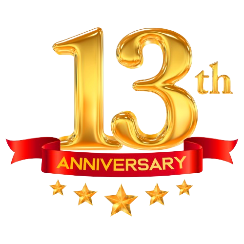 celebrating 13 years anni